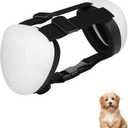 Dog Ear Muffs Noise Protection,29dB NRR Dog Noise Cancelling Ear Muffs,Dog Ear Muffs for Hearing Protection with Fast Snap Lock (White,S)