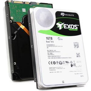 Seagate 16TB HDD Exos X16 7200 RPM 512e/4Kn SATA 6Gb/s 256MB Cache 3.5-Inch Enterprise Hard Drive (ST16000NM001G)