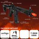 Gel Toy 130 Ft,Electric Full Auto Outdoor Games,Ages 14+ Years Large Black