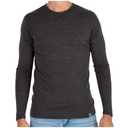 MERIWOOL Mens Base Layer - 100% Merino Wool Midweight Long Sleeve Thermal Shirt, M