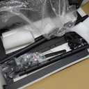 Adjustable Overbed Bedside Table, Hospital Bed Table with Wheels, Portable Rolling Desk, Mobile Small Standing Desk, Rolling Laptop Stand, Computer Cart, Black