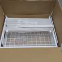 REALINN Under Sink Organizer, Pull Out Cabinet Organizer 2 Tier Slide Out Sink Shelf Cabinet Storage Shelves, Under Sink Storage for Kitchen Bathroom Cabinet, White, 1 Pack