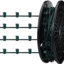 C7/e12 Christmas Light String Set, UL Listed C7 Christmas Light Strand Spool Stringer 12 Spacing Spool Wire for Patio Backyard Xmas Tree Roofline (250ft)