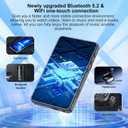 144GB MP3 Player with Bluetooth and WiFi, 4" Full-Color Touch Screen MP3 Music Player with Spotify, Pandora, YouTube, Amazon Music, Libby, Android Mainstream Media MP4 Player for Kids, Black