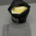 Millsilo Outdoor Chair Cushions Set of 2, Waterproof & Fade-Resistant D-Shaped Chair Cushions with Ties Non-Slip with Removable Cover for Kitchen Garden Patio, 16.5" x 16.2" x 2" Telecom Gray