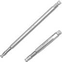 DPTOOL 14mm Back Tap Spark Plug Thread Repair Tool M14x1.25 Thread Chase Tap Kit 2 Pack Length 5.27 and 10.3"