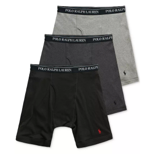 Polo Ralph Lauren
Men's 3-Pack Classic-Fit Boxer Briefs, Size M
