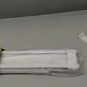 Blinds for Indoor Windows 1" Vinyl L-Shaped Slats Cordless Mini Blinds for Home, 38" W  64" H - White