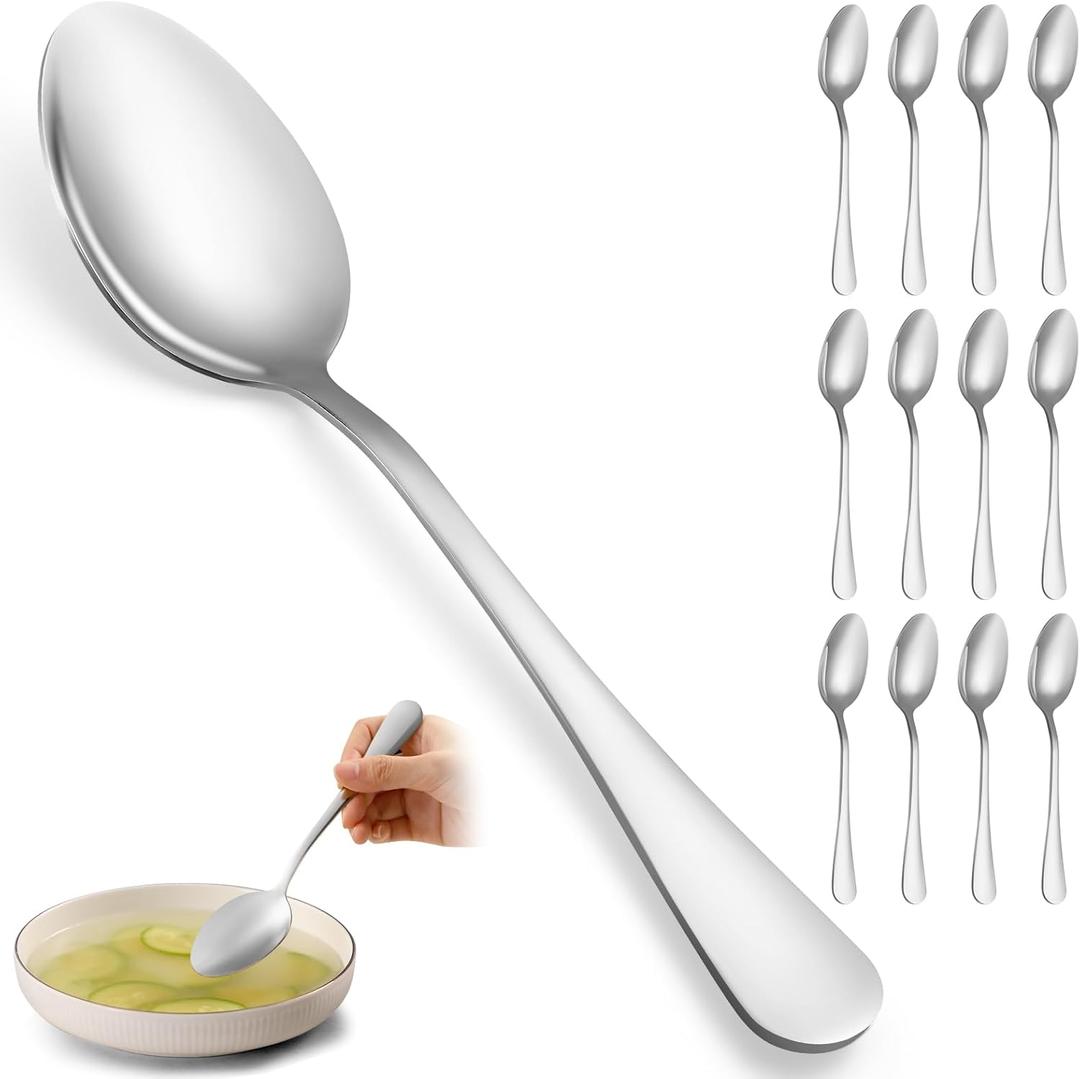 12 Pcs Dinner Spoons Set