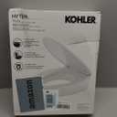 KOHLER 25875-0 Hyten 3" Height, Elevated Soft Close Elongated Toilet Seat, Contoured Seat with Grip-Tight Bumpers, Quick-Attach Hardware, No Slam Toilet Seat, White