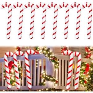 5pcs Inflatable Candy Canes for Christmas Decorations,35 Inch Candy Sticks with Red and White Stripes,Large Candy Canes Balloons for Xmas Indoor Outdoor Decor,Party Favors,Gifts