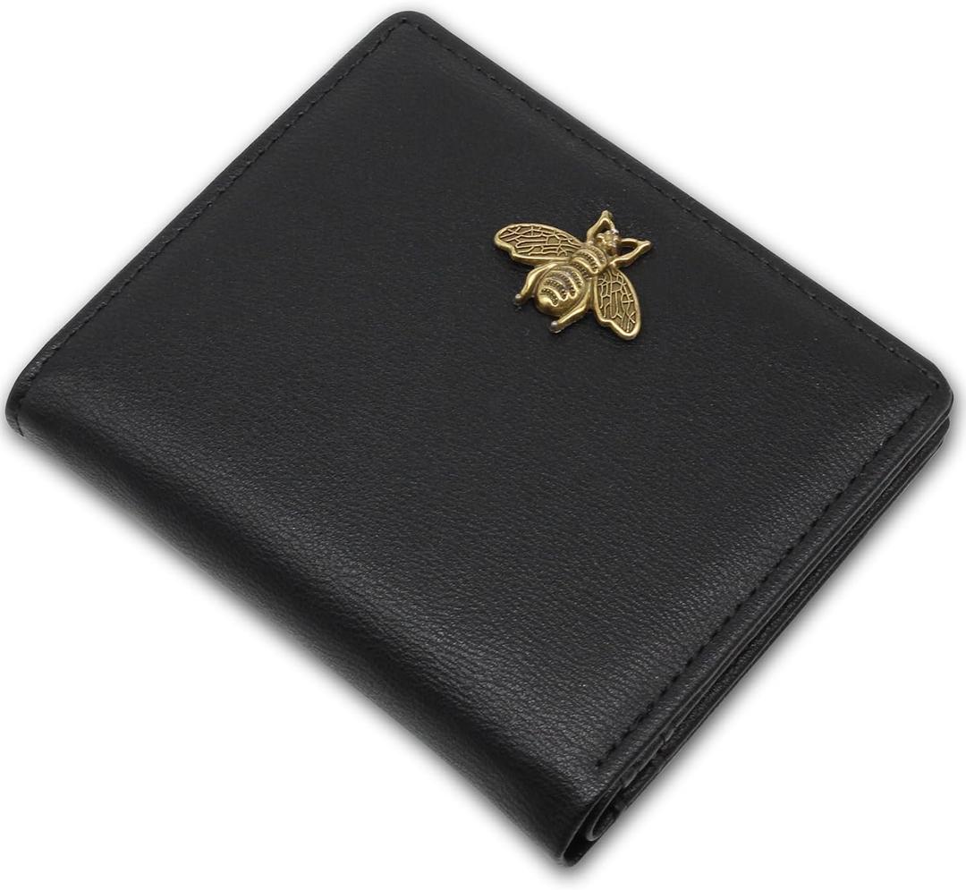 Small Women Wallet RFID Blocking Bifold Pocket Wallet Slim Compact Ladies Purse Mini Wallets For Women (Black) | Small, RFID Blocking, Bifold, Pocket Wallet, Slim, Compact