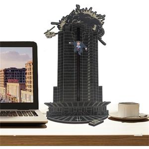 Christmas Advent Calendar, Desktop Wooden Decorations, Deadly Advent Calendar, Hans Gruber Dropped Nakatomi Plaza, Christmas Countdown Calendar (Black Large)