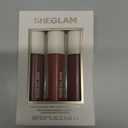 SHEGLAM Matte Allure 3 Pcs Mini Liquid Lipstick Set Nourishing Sunflower Oil Reduce Lip Fine Lines Long Lasting Travel Liquid Lip Stick