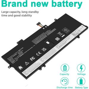 TREE.NB L18C4P71 Laptop Battery Compatible with Lenovo ThinkPad X1 Yoga 4th Gen / X1 Carbon 7th Gen 2019 8th Gen 2020 Series L18L4P71 L18M4P72 02DL005 02DL006 02DL004 SB10K97643 SB10K97642 SB10K97644
