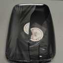 R-kay 6 Pack Plastic Serving Trays - 12.75 x 8.25, Party Platters - Black