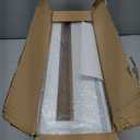 White 18 Inch Plastic Wrap Dispenser with Slide Cutter & Roller, Heavy Duty Bamboo Commercial Film Wrap Holder for 3000ft Food Service Cling Film, 1000ft Foil, Butcher/Freezer/Kraft Paper