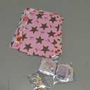 24PCS Pink Bow Skin for E-Reader, and 4PCS Type C Charms for E-Reader with Scrapbook Stickers, 7"x5" Skin Front and Back Decal Inserts for Paper White 12th (Pink Bow)