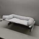 Cat Bedside Hammock, Cat Bedside Hammock & Window Perch, Hanging Bed with Strong Support, No Drilling Easy Install, Adjustable Hammock Holds for Indoor Cats