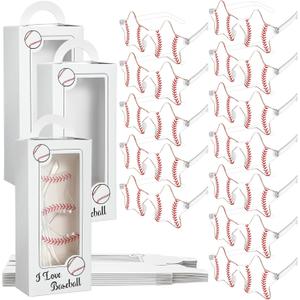 Copkim 12 Sets Softball Baseball Basketball Party Favors Star Glasses with Gift Boxes for Team Sport Player Coach Gifts