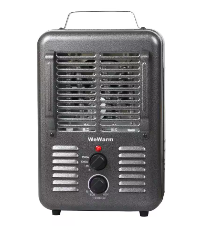 WeWarm DELUXE MILKHOUSE UTILITY HEATER HT1912, Black