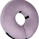 Tonqixope Inflatable Dog Cone Collar-Soft Protective Cone for Dogs After Surgery,Dog Donut Collar for Large Medium Small Dogs and Cats (Purple Gray,Large)