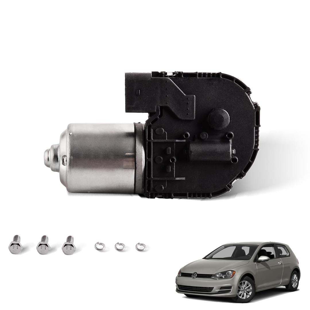 Windshield Wiper Motor Compatible for VW Eos, GTI, Golf, Jetta, Rabbit, R32 1K1955119E 3C1955119 1Q1955119C