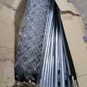 Rovibek 10x10 Ft Outdoor Dog Kennel, Outside Dog Kennel with Roof, Dog Kennels Outdoor with 2 Steel Dog Bowls, Outside Kennel for Large Dogs