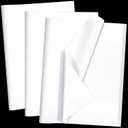 100 Sheets White Tissue Paper Artdly 14 x 20 Inches Recyclable White Wrapping Paper Bulk for Weddings Birthday DIY Project Festival Wrapping Crafts Decor