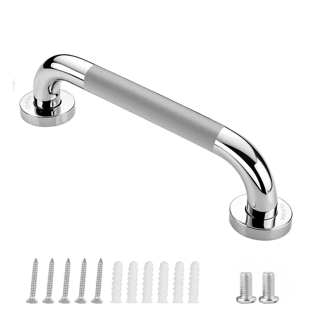 M JINGMEI Grab Bars for Shower, 20 Inch Anti Slip Shower Handles for Senior, Safety Bathroom Shower Grab Bar, 304 Stainless Steel Handicap Grab Bars, Elderly Bathtub and Toilet Assist