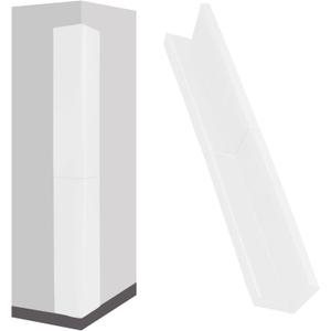Wall Corner Padding White Wall Corner Guards Heavy Duty Wall Corner Edge Protector Wall Cushion Mats Waterproof Durable 2 Sides Wall Corner Pads for Safety (2"x 5"x 60")