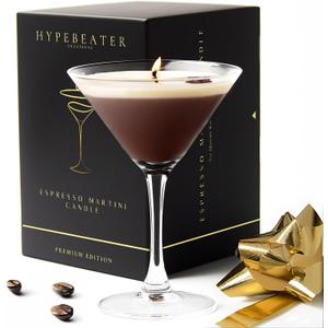 Espresso Martini Candle Premium Edition - The Ideal Espresso Martini Gift, Unique Cute Gifts for Women and Men As a Cute Coffee Candle, Christmas Gifts for Espresso Martini Decor