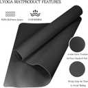 VTORY Extra Large Yoga Mat Thick Exercise Mat for Men and Women, Non-Slip, Durable Workout Mat for Home Workout, Yoga, Pilates, Stretching