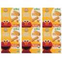 Earth's Best Organic Kids Snacks, Sesame Street Toddler Snacks, Organic Crunchin' Grahams for Toddlers 2 Years and Older, Honey Sticks with other Natural Flavors, 5.3 oz Box (Pack of 6) (EXP 06/27/26)