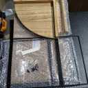 Clear 2 Tier Bathroom Organizer Countertop,10 Inch High-Capacity Vanity Shelf Organizer and Bathroom Tray for Beauty,Lotion,Skin Care,Face Products Make Up,Cosmetic Storage and Perfume Organizers