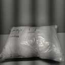 MIULEE Goose Feather Down 20x20 Pillow Insert Set of 2 with 100% Down-Proof Cotton Cover, Soft Fluffy Decorative Pillow for Sofa Bed Couch Living Room White