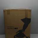 UPPAbaby Minu V3 Travel Stroller | Lightweight + Compact Design | One-Hand Fold + Unfold | from Birth + Overhead Compatible | Greyson (Charcoal Mlange/Carbon Frame/Saddle Leather)