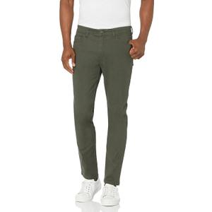 Amazon Brand - Goodthreads Men's Skinny-Fit 5-Pocket Chino, Olive 32W x 33L