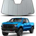 Windshield Sun Shade for Chevrolet Silverado/GMC Sierra 1500(2019-2025),Silverado/Sierra 2500 HD,3500 HD(2020-2025),Deluxe Front Windshield Sunshade,6 Layers Sun Shield,Accordion Fold