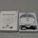 Electric Nail Clipper 2 in 1, Baby Nail Trimmer Electric, Baby Automatic Nail File with Polishing, LED Lights, Nail Chip Storage, USB Charging, 2 Speed Levels for Babies and Adults (White)