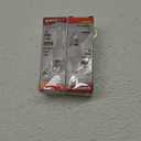 Satco S3162 120V 50-Watt T4 E11 Base Light Bulb, Clear, Pack Of 2