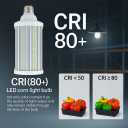 60W Super Bright light bulbs , 7800 High Lumen LED Corn Light Bulb (450W Equivalent), E26 Base Daylight White 5000K, Energy Saving Light for Garage Warehouse Outdoor Indoor Backyard Barn Workshop