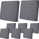 Newwise Set of 3 Stretch Outdoor Seat Cover Dark Grey