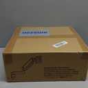 monTEK Ultra Wide Wall Mount Monitor Arm for 17-49 Inch Screens, Heavy Duty Single Monitor Mount up to 44 lbs, Fully Adjustable Gas Spring Wall Mount, 75x75/100x100 VESA Mount, White