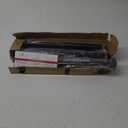 CorkLatta Matte Black Shower Curtain Rod, 1 Inch Diameter Stainless Steel Adjustable Spring Tension Rods 32 to 80", with Holders, Anti-Slip, Curtain Rods No Drilling(1 Pack)