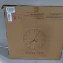 Lafocuse 23 Inch Metal Mid Century Modern Wall Clock for Living Room Decor, Diameter: 23"