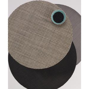 Round Tablemat - Basketweave-Black
