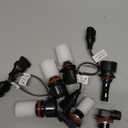 XG Glitter Lights Fit For Jeep Grand Cherokee 2014 2015 2016, 9005 High Beam H11 Low Beam H11 Fog Light Bulbs, High Power 6500K White Light, Pack of 6