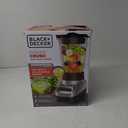 BLACK+DECKER PowerCrush Multi-Function Blender with 6-Cup Glass Jar, 4 Speed Settings, Silver
