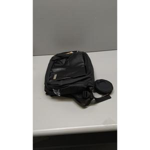 Diaper Bag Backpack  Multifunctional Travel Diaper Back Packs,Maternity Baby Changing Bags, Compact 18L Capacity, PU Leather, Waterproof, Unisex, Stylish Nappy Bag, Diaper Changing Pad (Trendy Black)